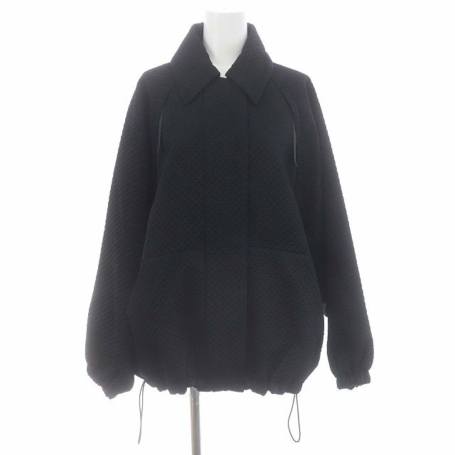 2022pre ENFOLD ジャガード ブルゾン 38 エンフォルド ENFOLD 22AW ジャガード ドロスト ビッグジャケット