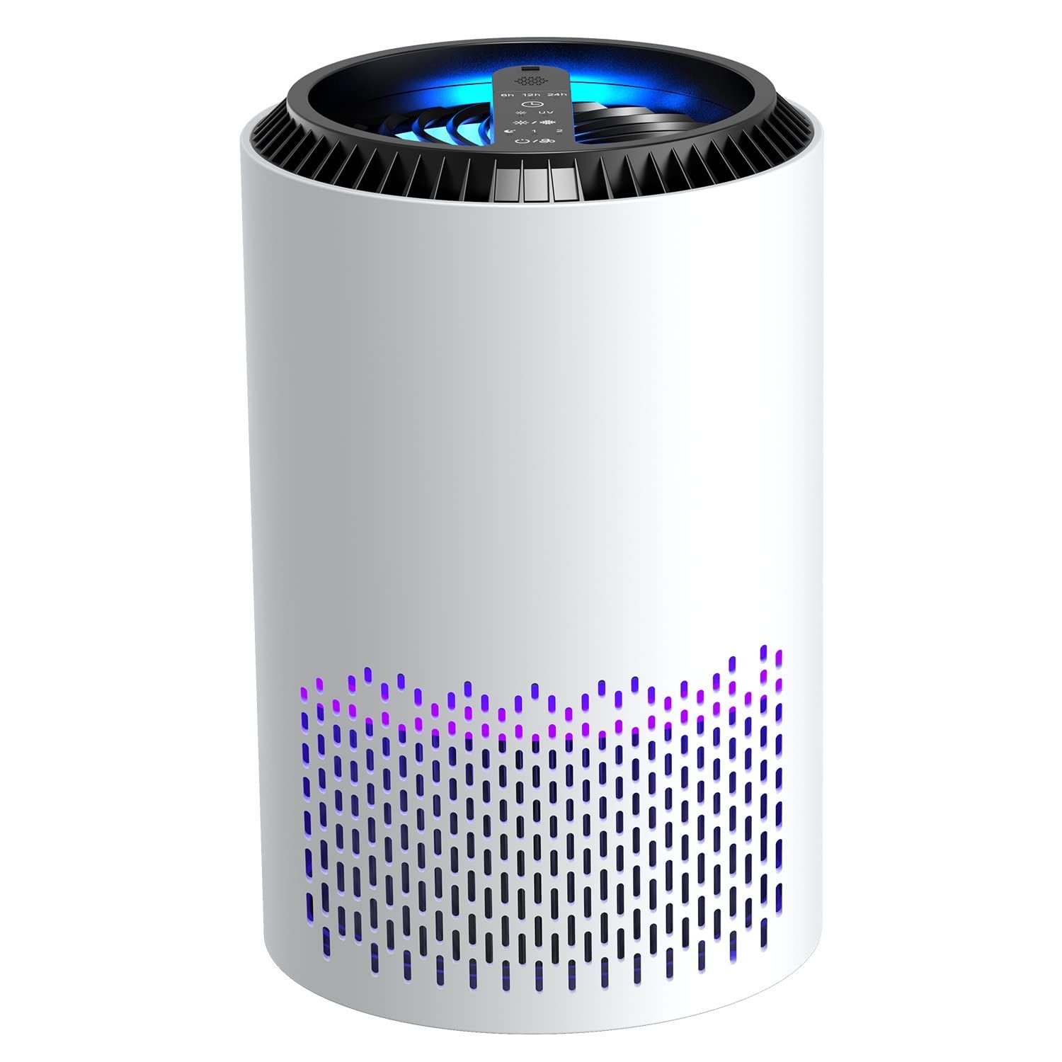 BREEZOME 空気清浄機 【2023新版】13畳対応 軽量 小型 【50-60Hz 全国対応】 花粉対策 卓上 hepaフィルター 除菌 脱臭 集じん 静音 お手入れやすい タイマー機能 省エネ ナイトライト付き アロマ対応 13畳 タバコ カビ ほこり