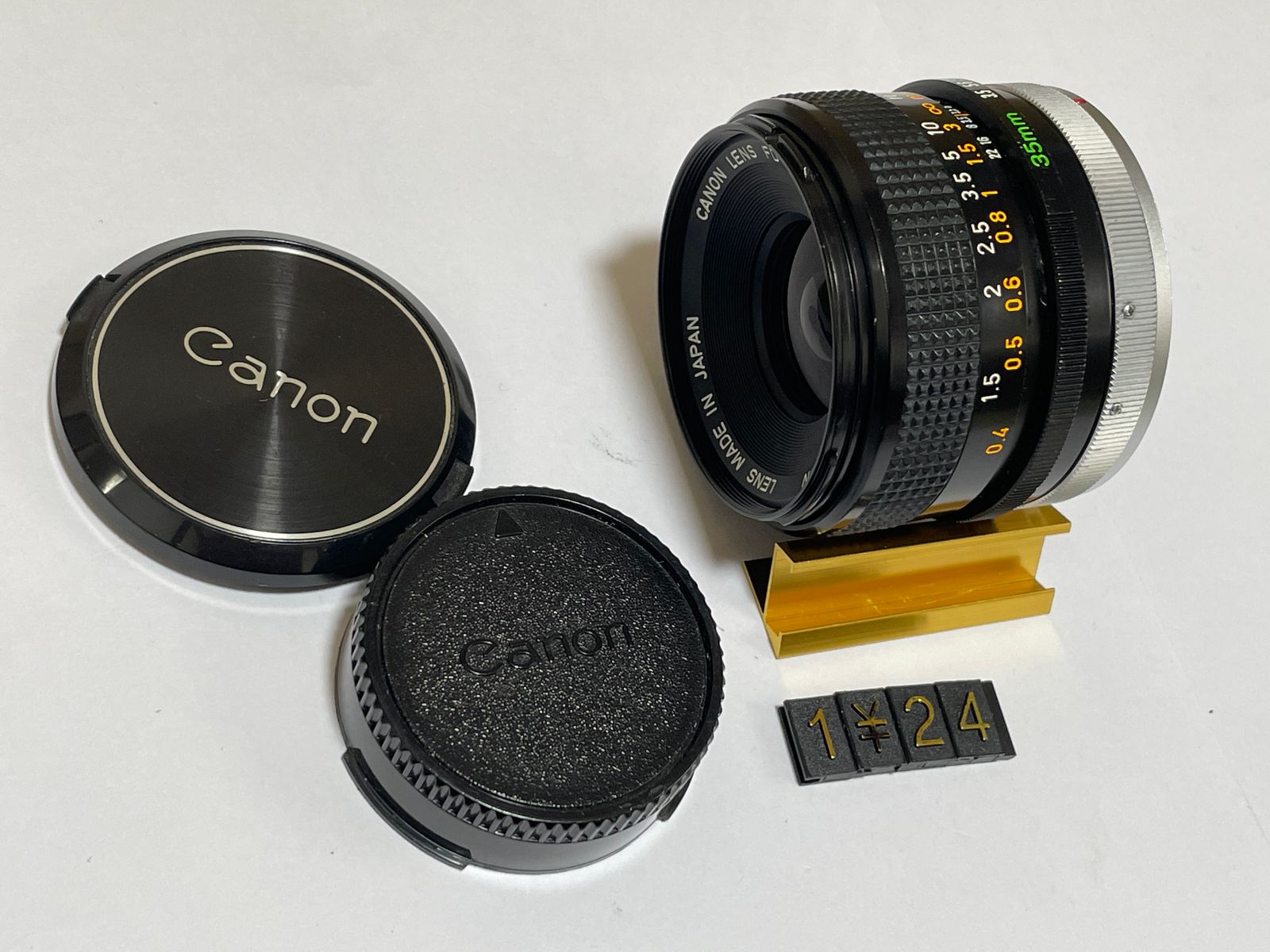 ランク【B】CANON FD 35mm 1:3.5 S.C. 【1-24】 - メルカリ
