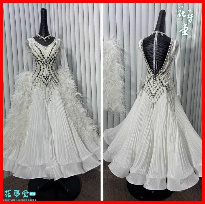 25年新作 新品未使用 オーダーメイド 社交ダンス衣装 スタンダード