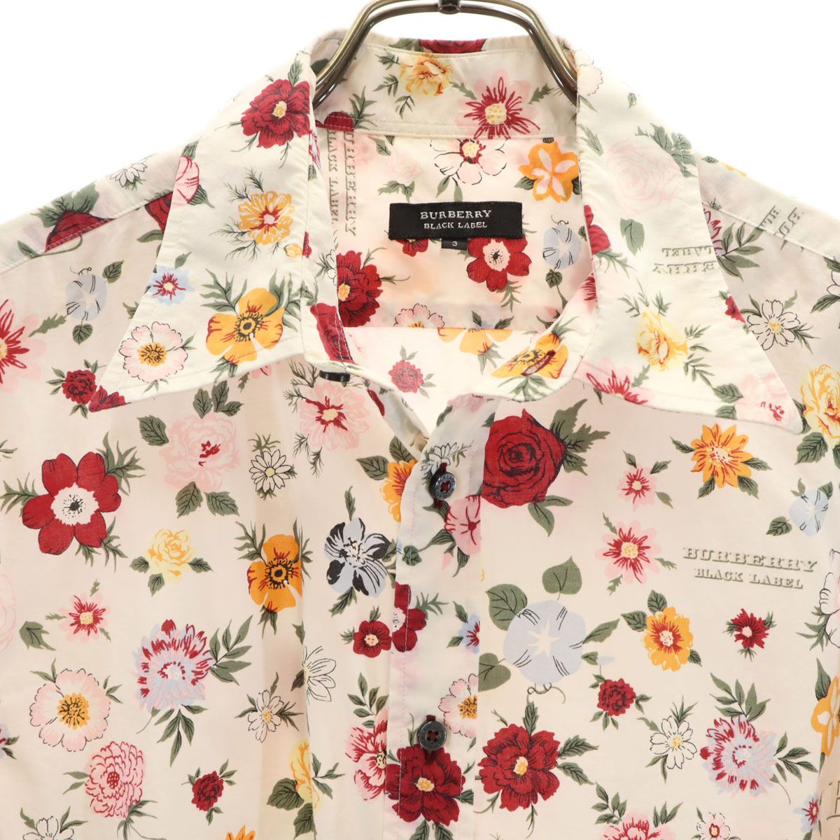 BURBERRY バーバリー BLACK LABEL 花柄 シャツ メンズ BURBERRY バーバリー BLACK LABEL 花柄 シャツ メンズ - メルカリ