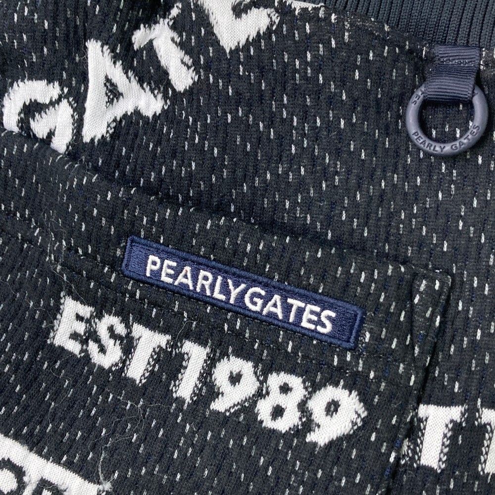 サイズ：5 PEARLY GATES パーリーゲイツ 2023年 パンツ 総柄 ブラック系 [240101464242] ゴルフウェア メンズ ストスト サイズ：5 PEARLY GATES パーリーゲイツ 2023年 パンツ 総柄