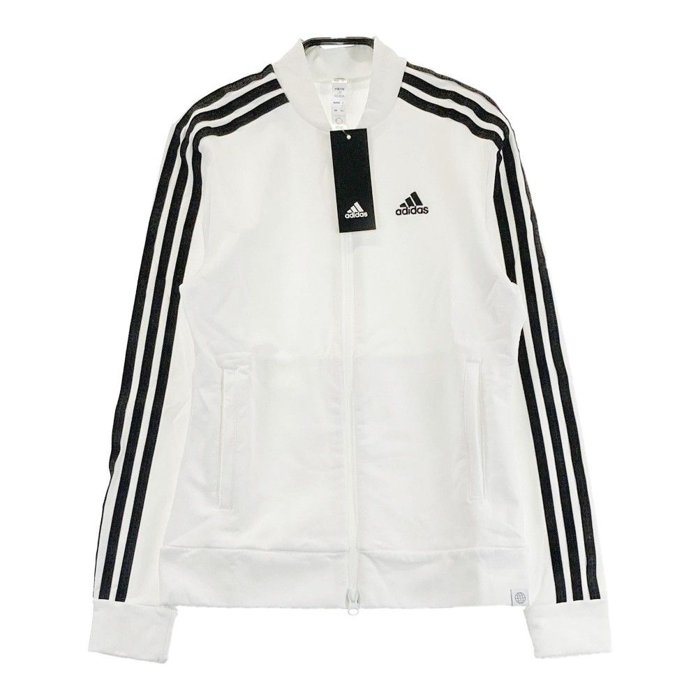 サイズ：S ADIDAS GOLF アディダスゴルフ HA0214 ジップジャケット  ホワイト系 [240101396527] ゴルフウェア レディース ストスト