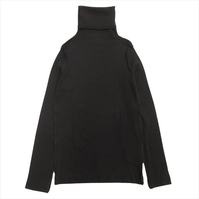 05aw トリココムデギャルソン tricot COMME des GARCONS インサイドアウト タートルネック ニット セーター ウール アーカイブ 黒 ブラック レディース