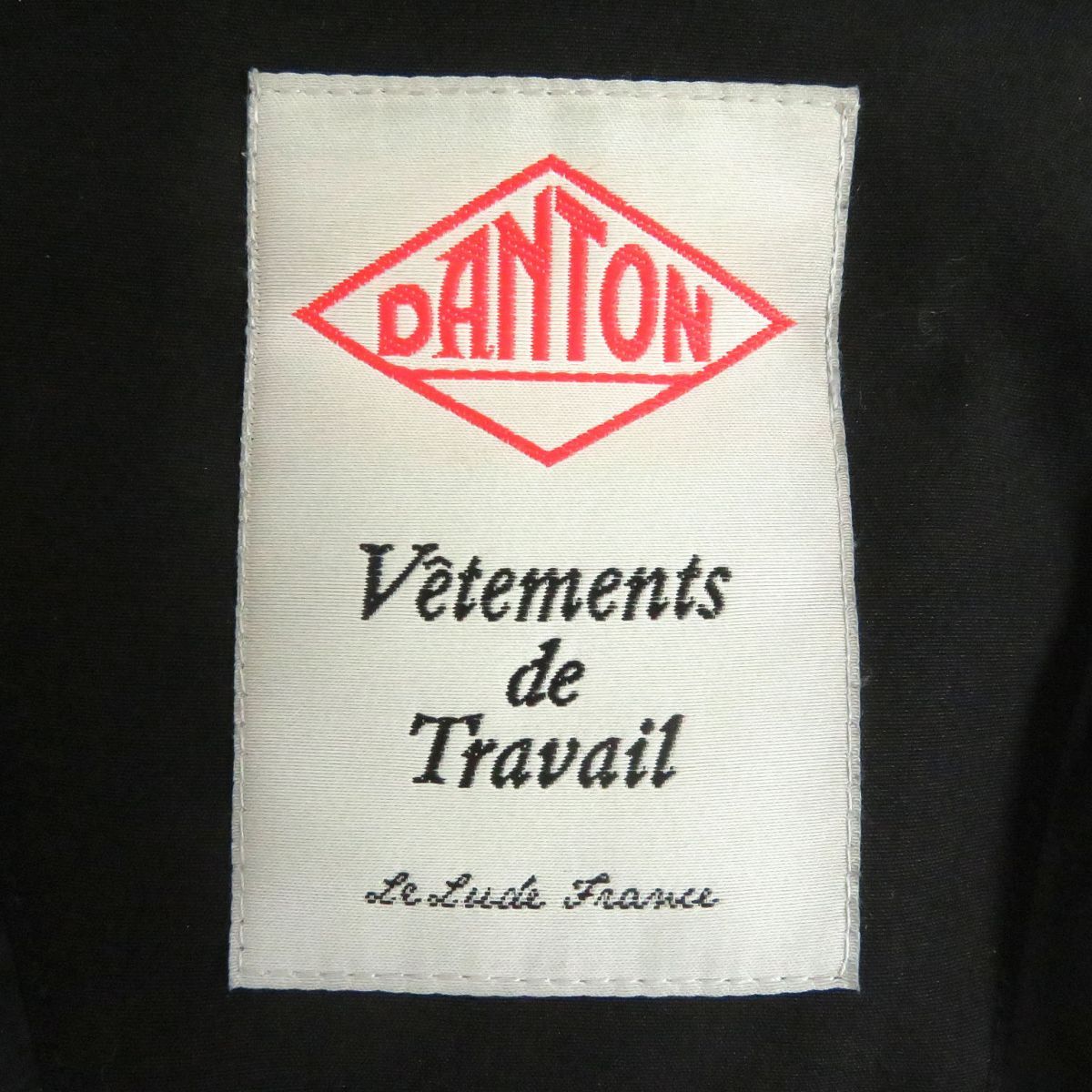 良品□DANTON/ダントン ロゴ入り ラクーンファー フーデッド WZIP