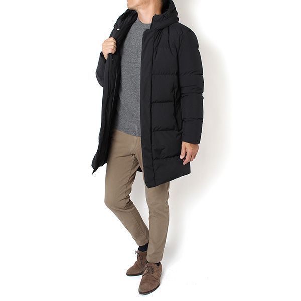 25AWモデル ヘルノ HERNO メンズ ウィンドストッパー ダウンコート