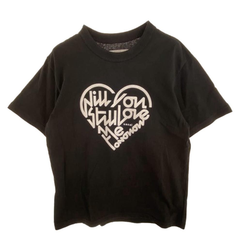 トップス SACAI 25ss PRINT T-SHIRT BLACK 25-0983S Sacai サカイ 25SS 25-0983S Print T-Shirt プリント 半袖 Tシャツ