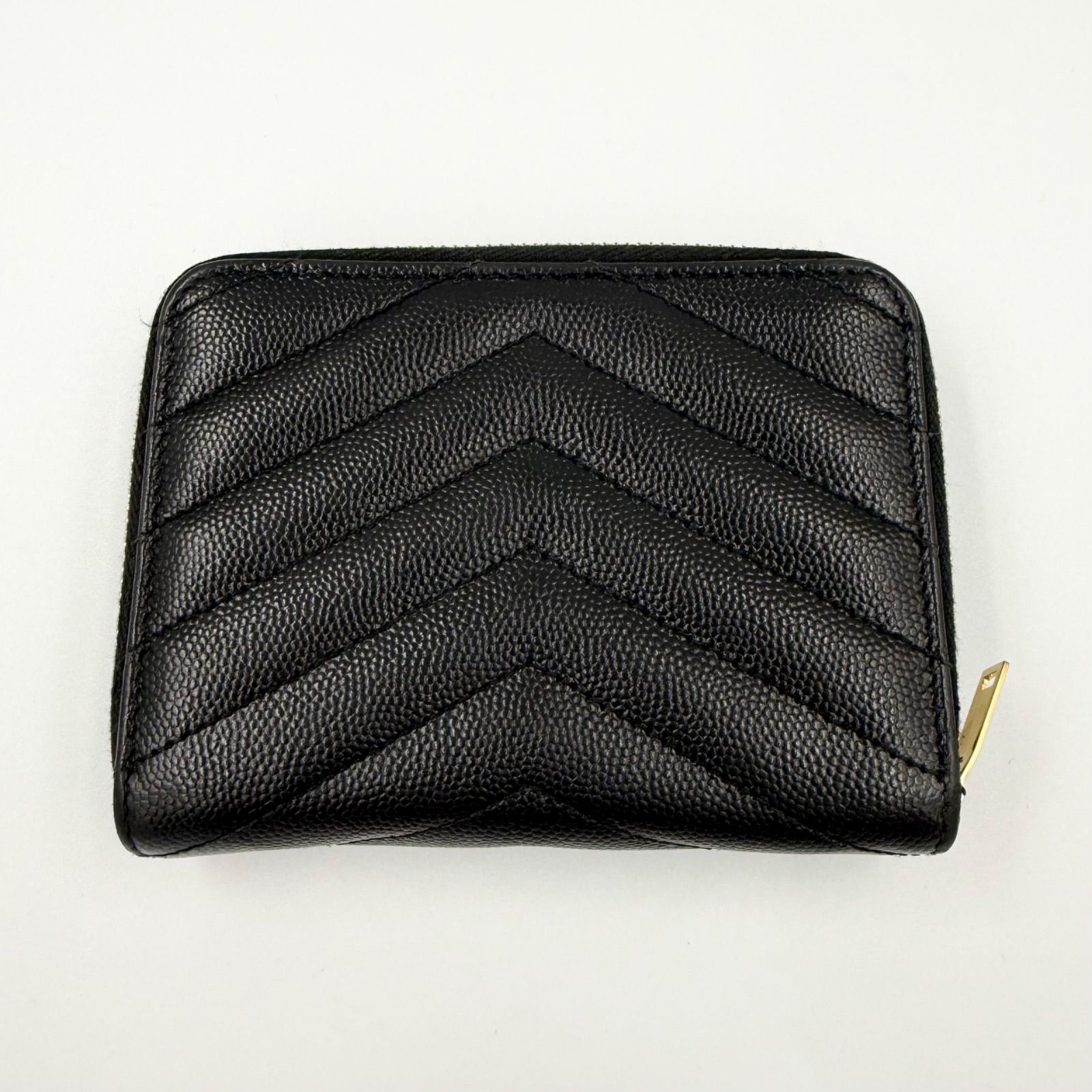 YSLジップアラウンド ウォレット 二つ折り財布 SAINT LAURENT サン