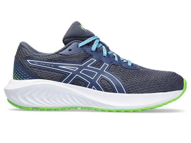 asics アシックス GEL-EXCITE 10 GS THUNDER BLUE/LIGHT BLUE 24.5 1014A298 403 | 靴 くつ 子ども ジュニア キッズ 日常履き 運動靴 ランニング やわらかな履き心地 耐久性 通気性 サポート シ