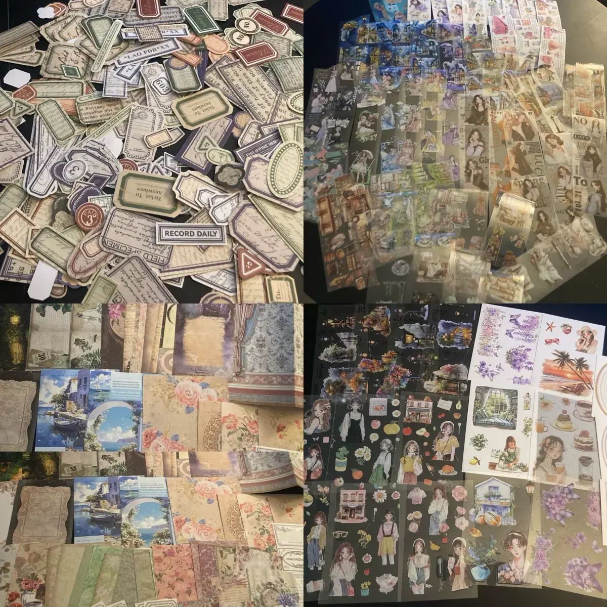 インス もち ステッカー まとめ売り 出品 包装用品 デコレーション