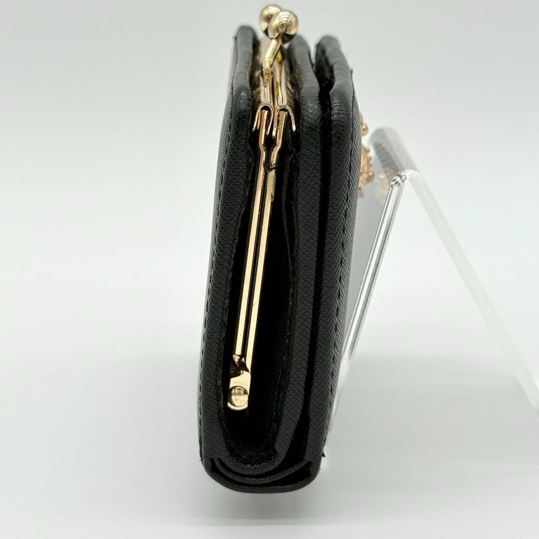 ビビアンウエストウッド ブラック レザー ガマ口 財布 折りたたみ 美品✨ ヴィヴィアンウエストウッド 折り財布 がま口 レザー オーブ ブラック  美品】Vivienne 二つ折り財布 がま口財布 オーブ レザー ブラック ヴィヴィアンウエストウッド Vivienne Westwood 美品 二  ...