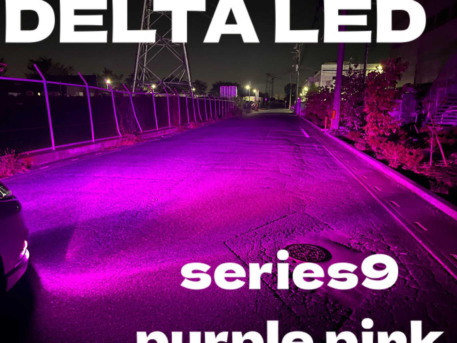 LED H8 H11 H16 パープルピンク ワンオフ 超爆光モデル