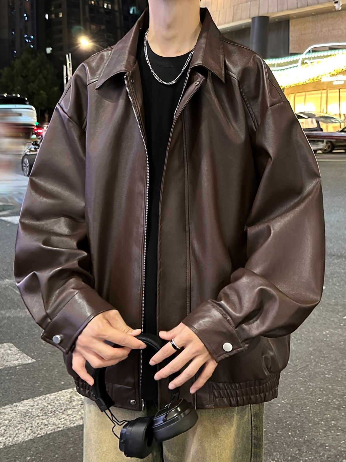 PUレザージャケット