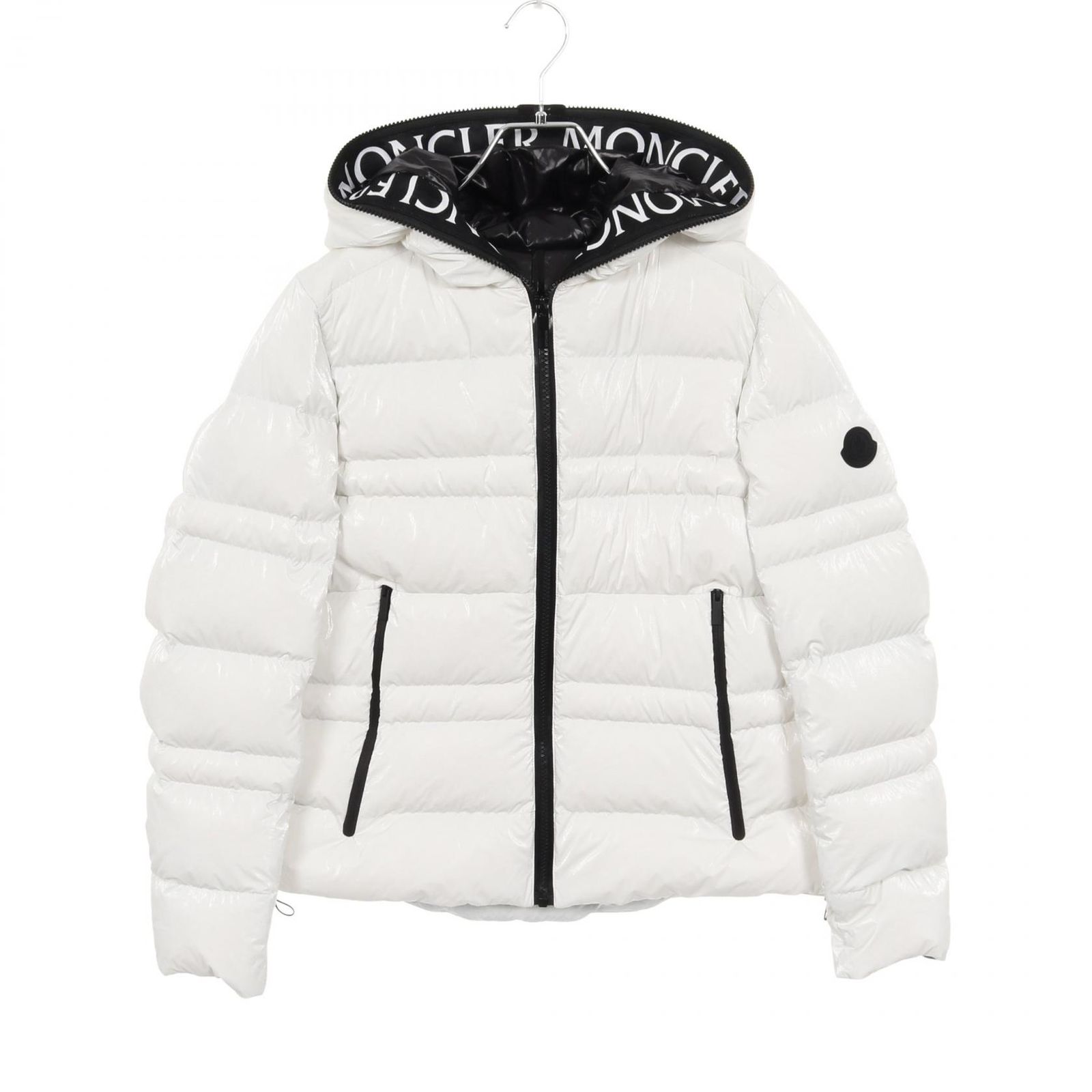 モンクレール MONCLER ダウンジャケット THARON フードロゴ 1A00019 ナイロン ダウンジャケット レディース Used A