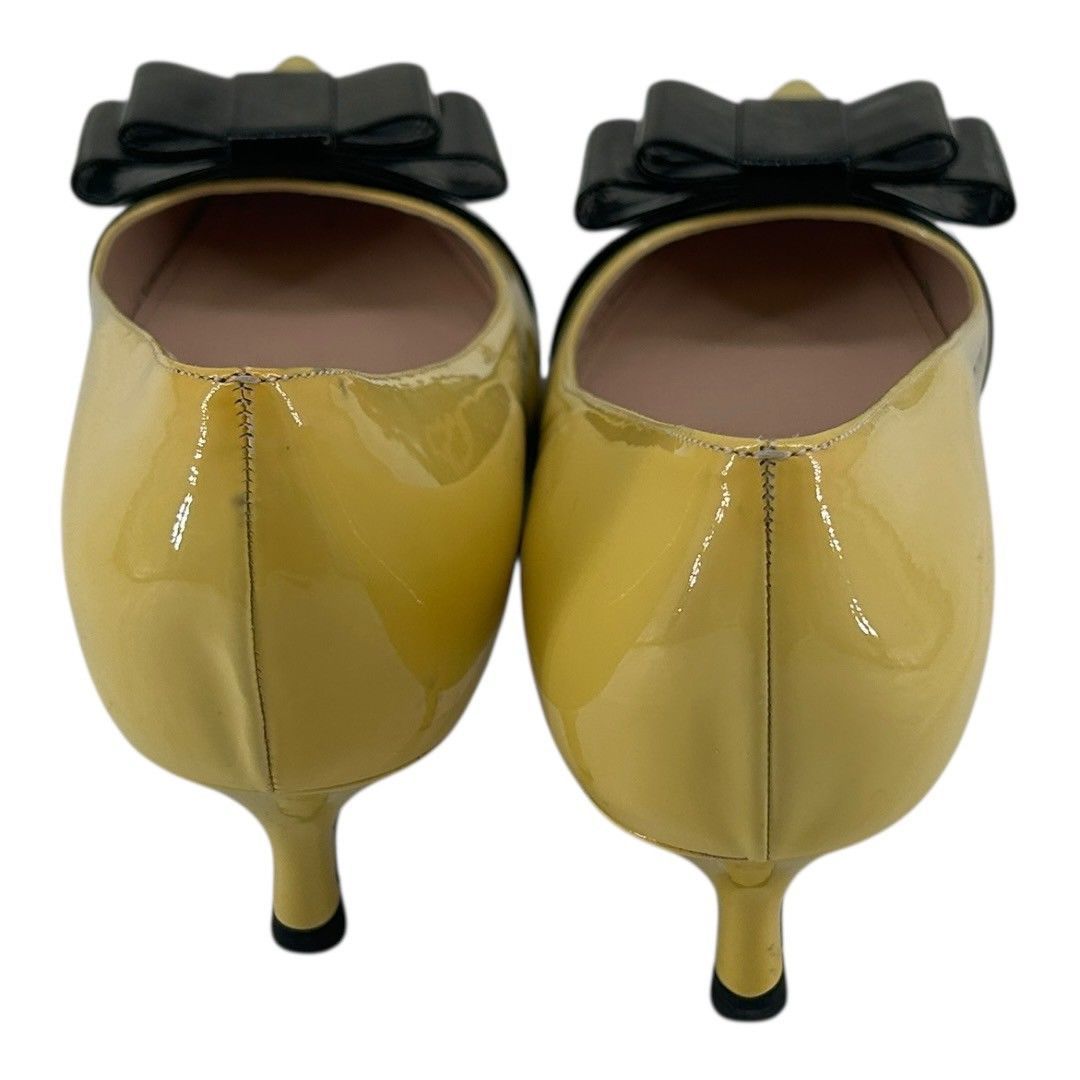 miu miu パンプス　イエロー　レディース　箱あり　サイズ表記37 miu miu パンプス イエロー レディース 箱あり サイズ表記37