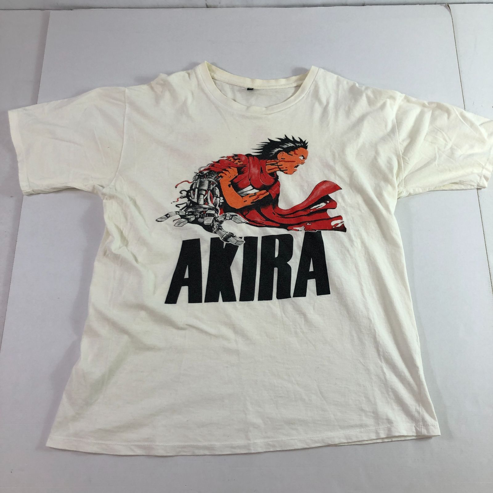 04m2556∞ AKIRA Tシャツ 島鉄雄 XL ホワイト 大友克洋 タイ製 中古品 ...