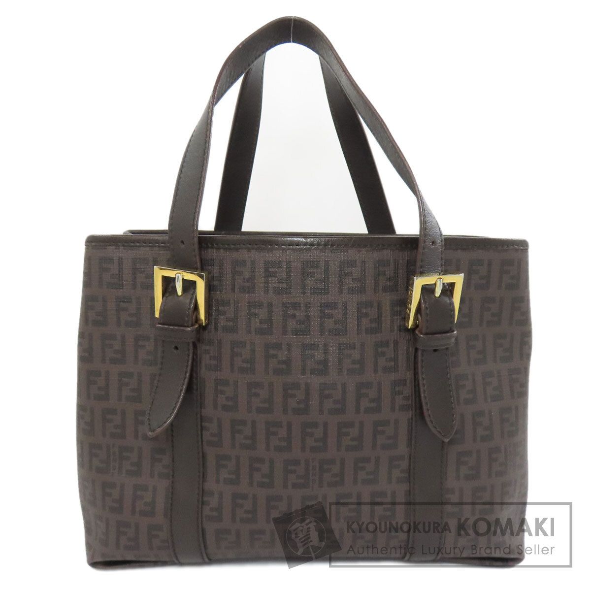FENDI フェンディ ズッカ柄 ハンドバッグ PVC レディース [中古