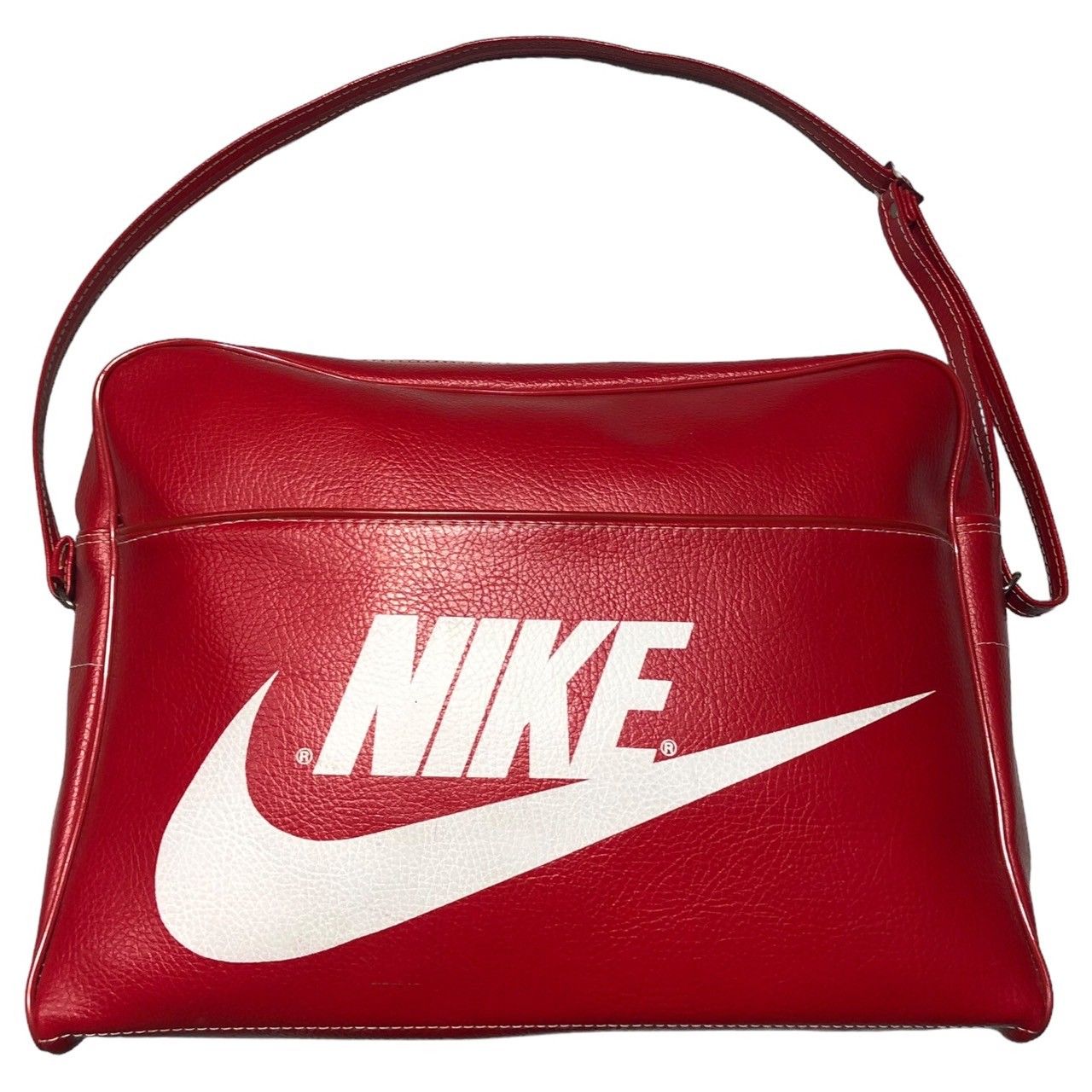 NIKE(ナイキ) 70's vintage windmill logo bag 70年代 ヴィンテージ 風車 ロゴ バッグ レッド×ホワイト  スポーツ ショルダー オリジナル 70年代 - メルカリ