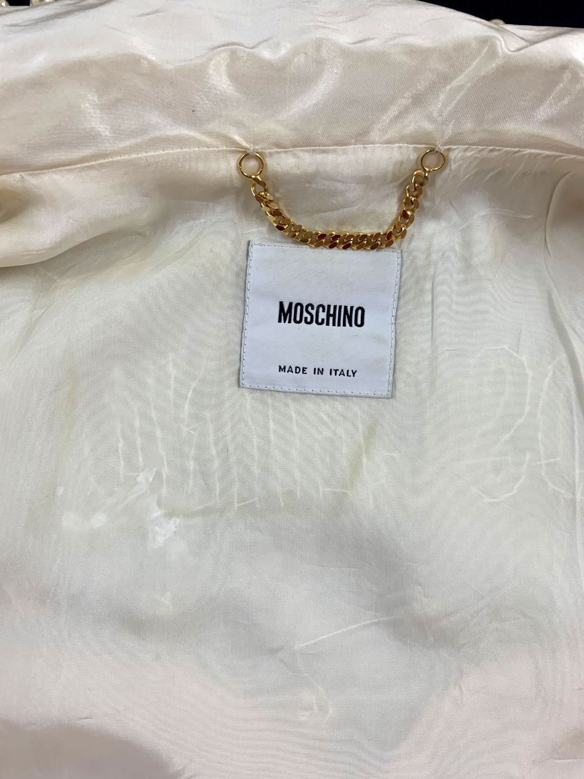 MOSCHINO モスキーノ★ライダース　ジャケット　コート MOSCHINO モスキーノ☆ライダースジャケットコート