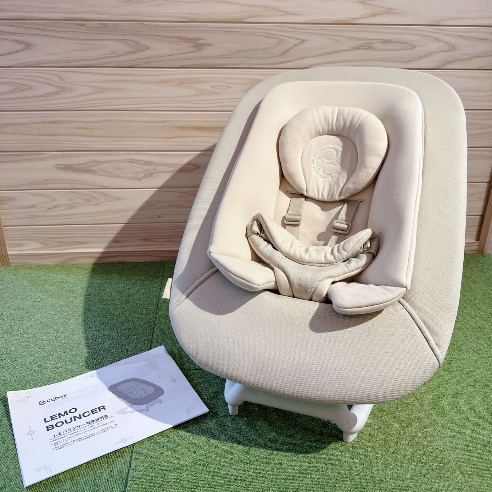 美品‼︎サイベックス　レモバウンサー　ブラック(アダプター付) Cybex レモバウンサー LEMO ブラック アダプタ付 レモ3-IN-1＋
