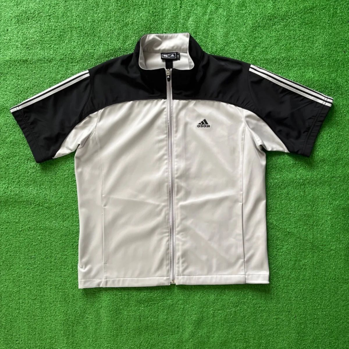 adidas GOLF アディダスゴルフ 半袖 フルジップ ゴルフジャケット L