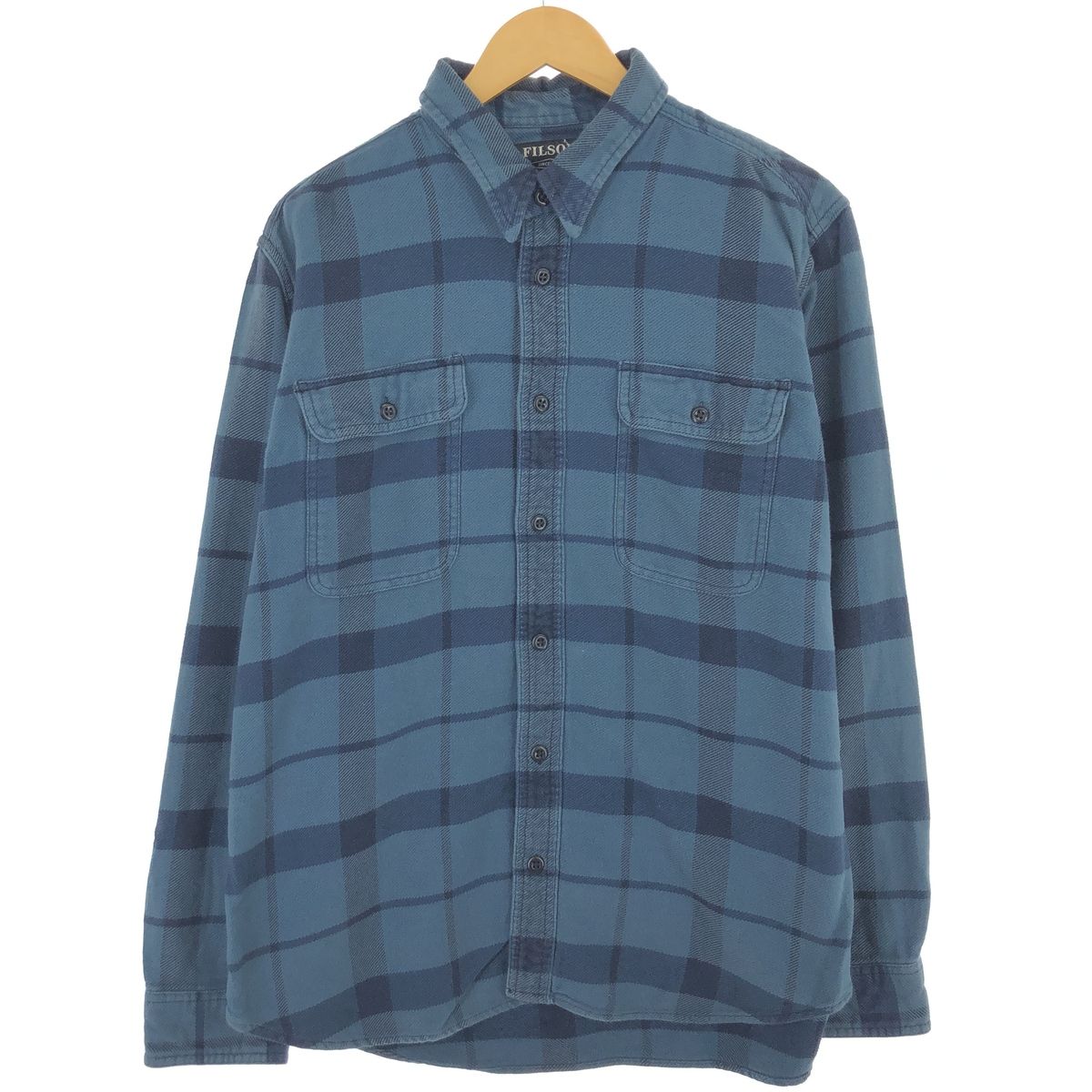古着 フィルソン FILSON 長袖 フランネルチェックシャツ メンズL相当/eaa475054