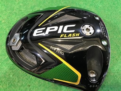 キャロウェイ EPIC FLASH SUBZERO◆◆◆ エクスクルーシブ 10.5° ドライバー DR 純正特注シャフト フレックスS メンズ 男性用 右利き 右用 Cランク ゴルフクラブ