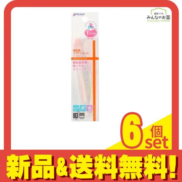 リッチェル 離乳食スプーンセット ケース付 2本入 6個セット