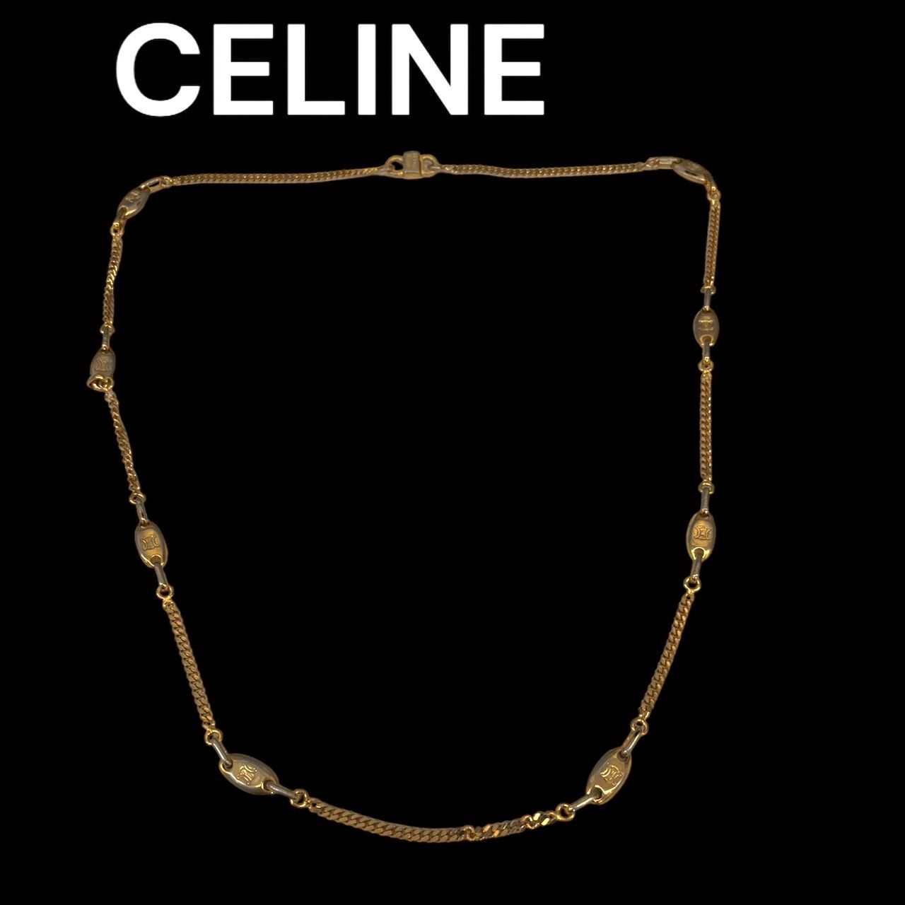 CELINE セリーヌ チェーン ネックレス ゴールド ヴィンテージ