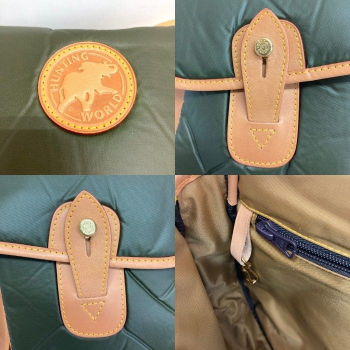 美品】ハンティングワールド バチューサーパス カーキ系