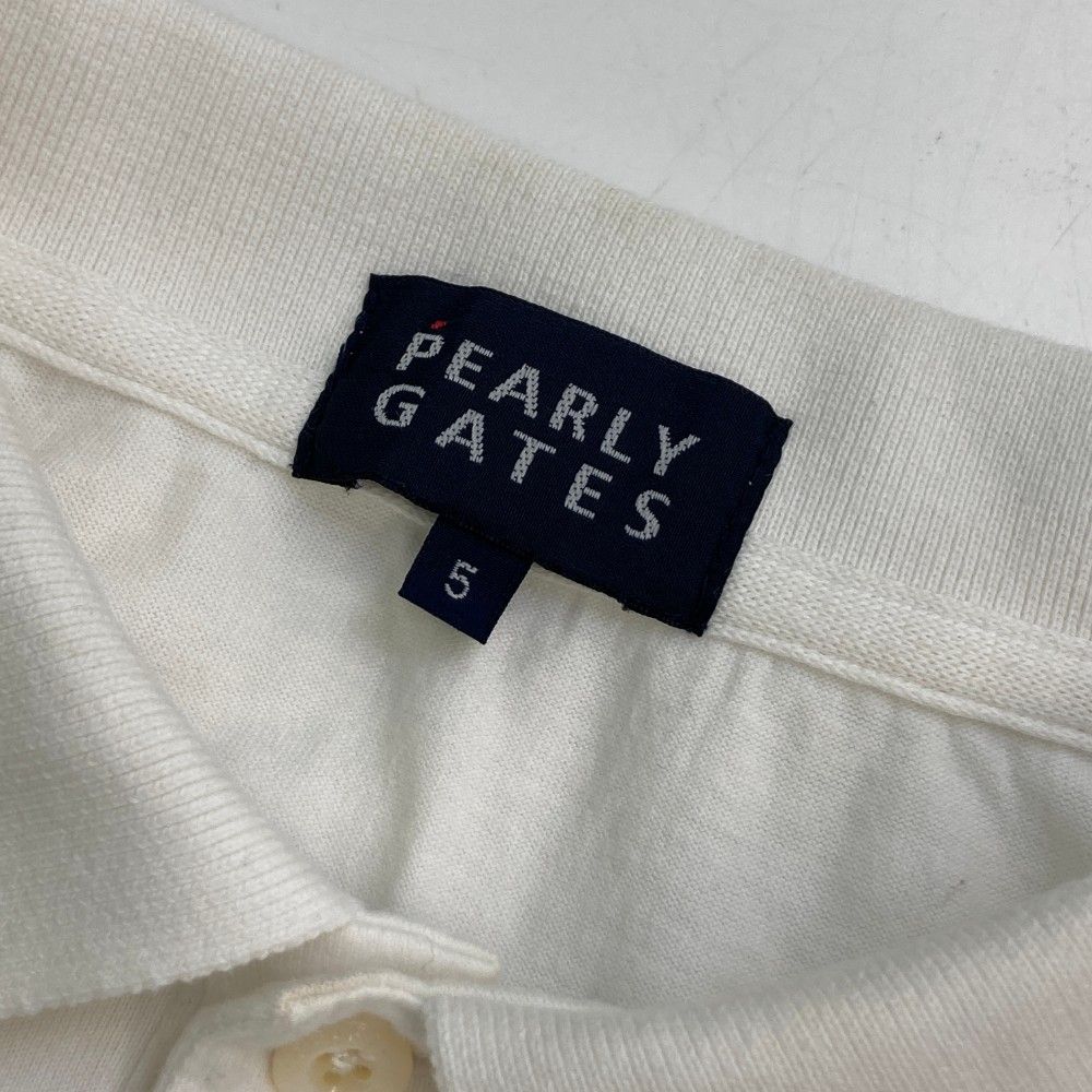 サイズ：5 PEARLY GATES パーリーゲイツ 半袖ポロシャツ