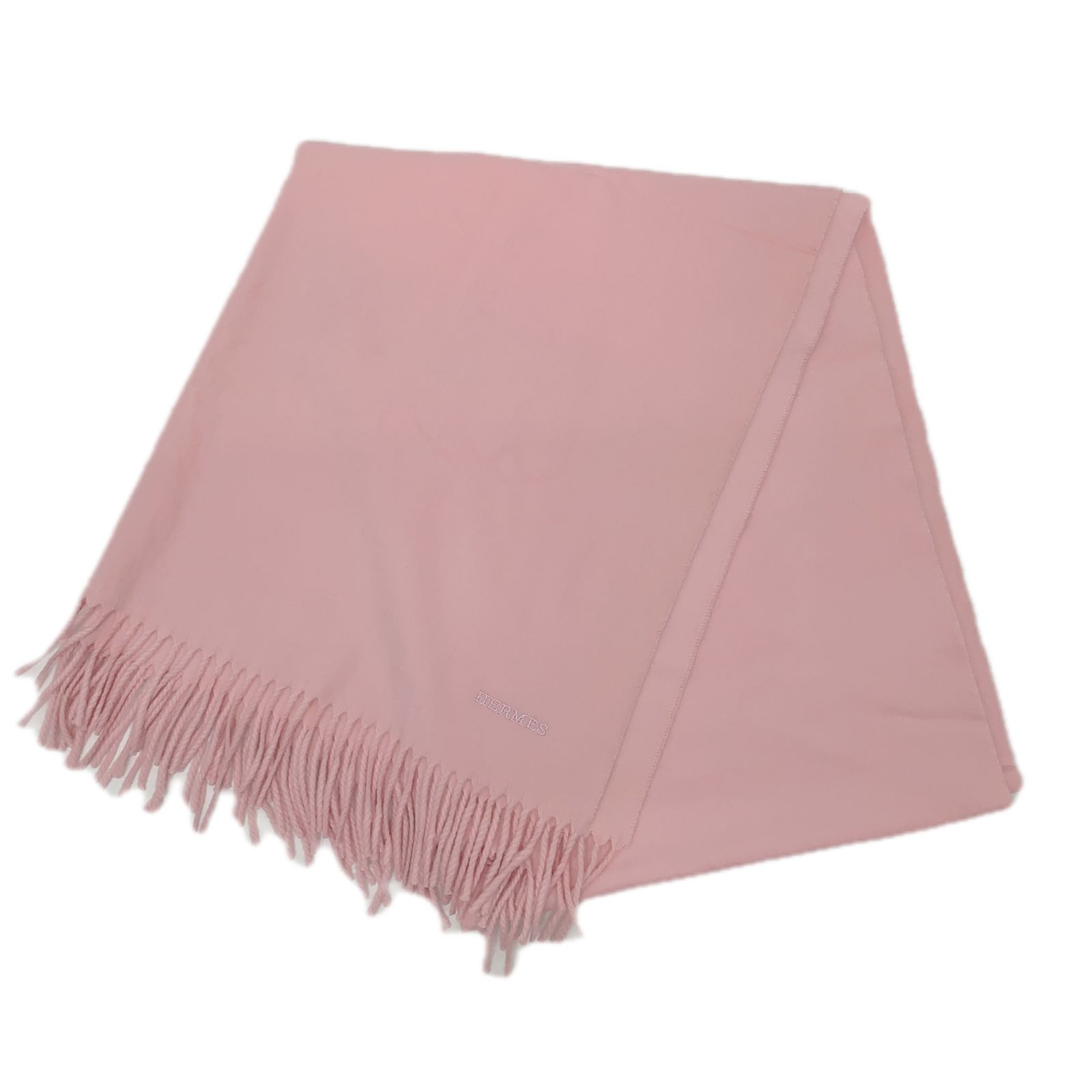 美品 HERMES エルメス ストール マフラー 大判 高級 カシミヤ100  