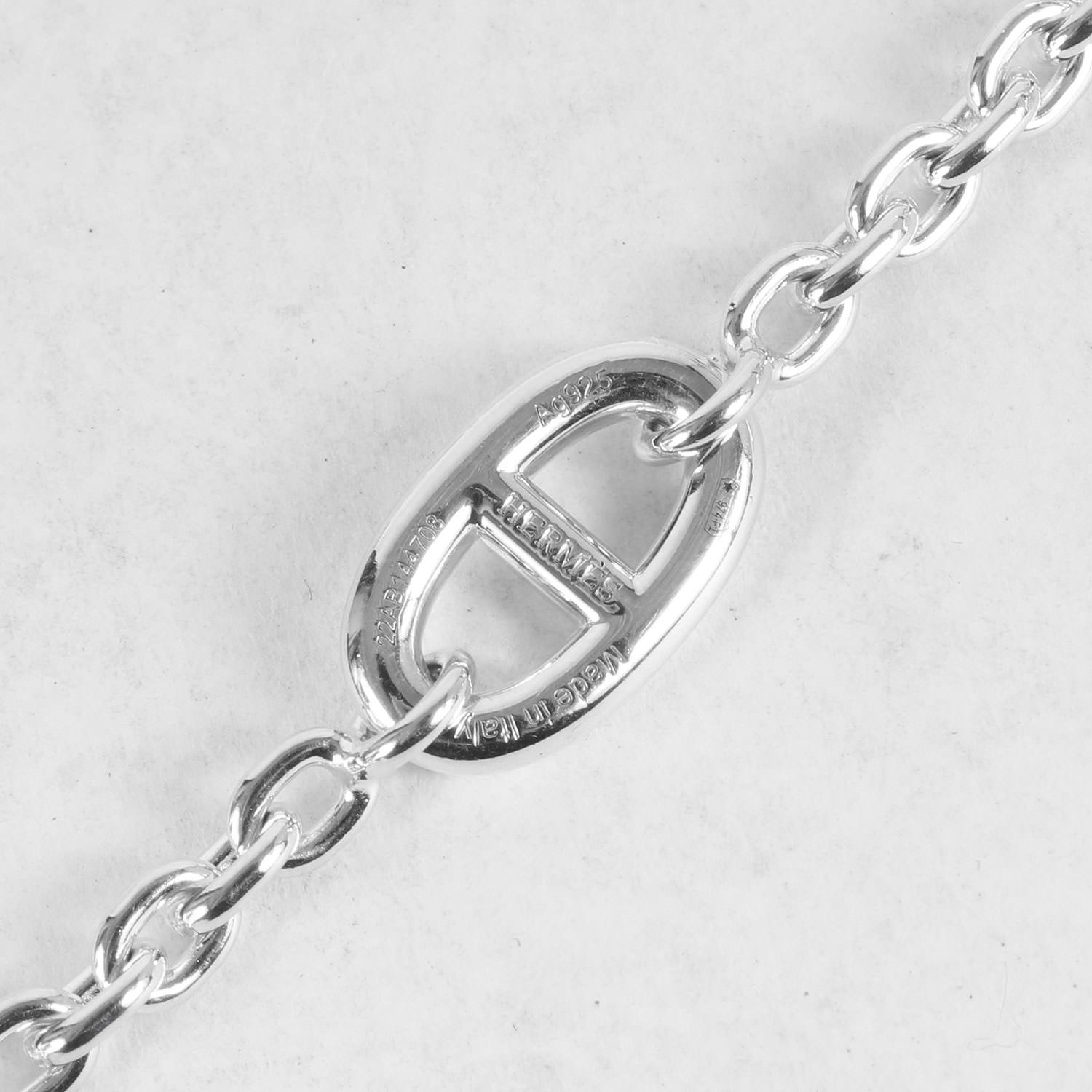 美品 HERMES エルメス サイズ:80 ファランドール ロング ネックレス 80 