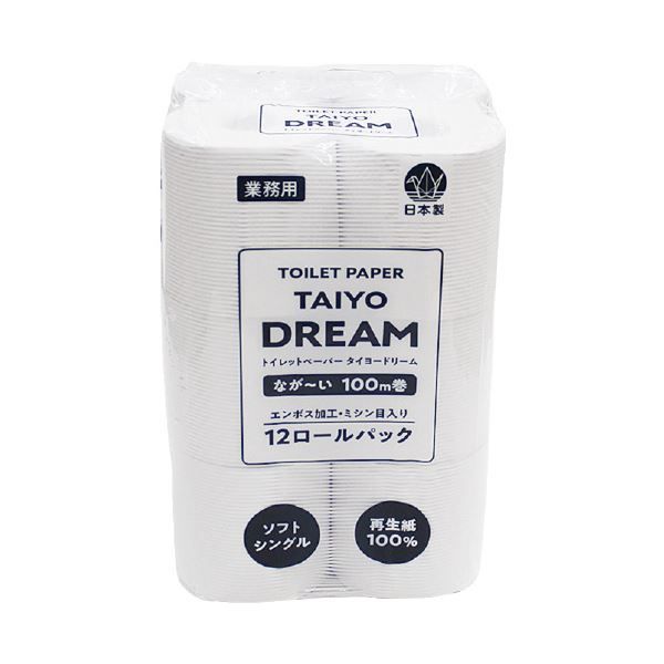 まとめ 太洋紙業 トイレットペーパー タイヨードリーム 12ロール