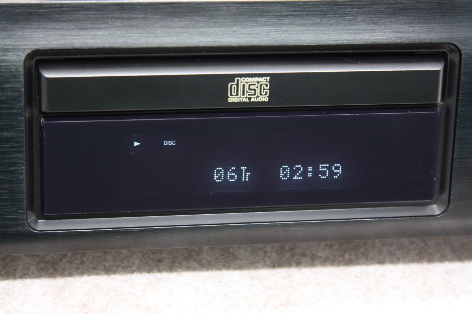 USBメモリー再生 CDプレーヤーDCD-755SEブラック