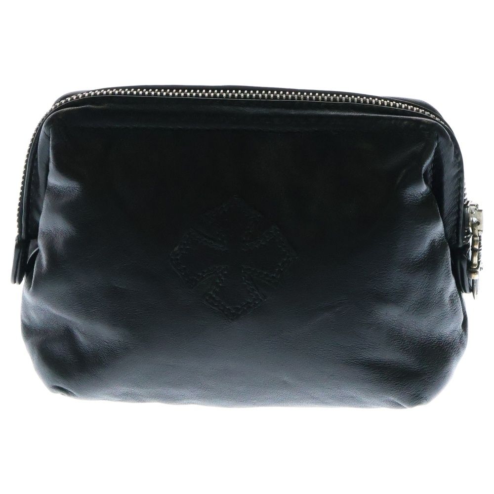 未使用品　クロムハーツ　CHROMEHEARTS　ポーチ　革袋　レザー Chrome Hearts - 限界値下げ！未使用クロムハーツ 革袋 レザー