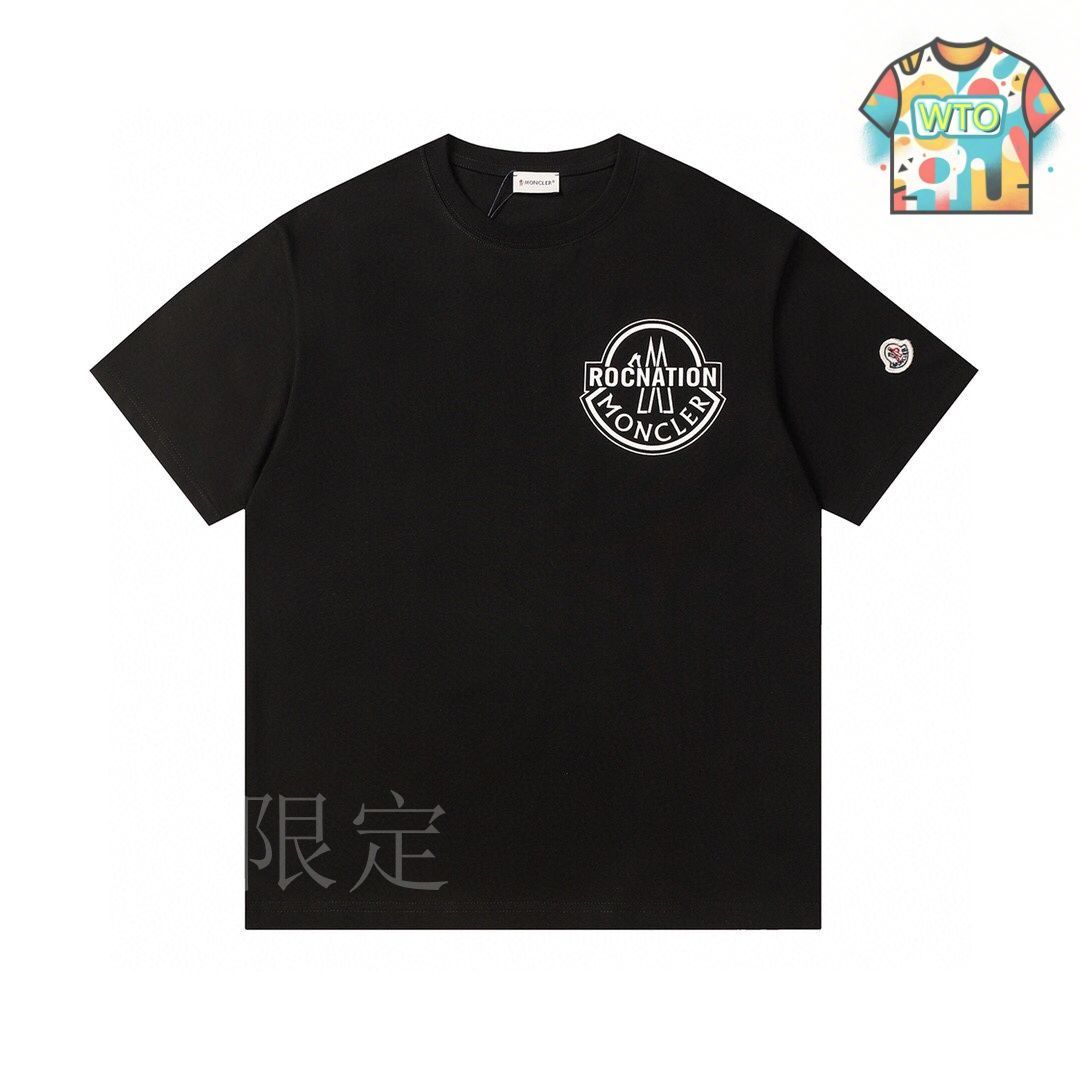【MONCLER】23SS プリント 半袖コットンシャツ 今日特価】Moncler デュアルコットンプリント半袖 T-1 - メルカリ