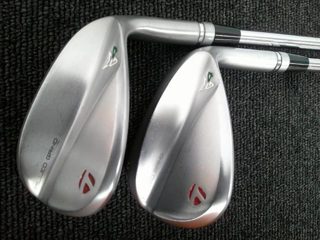 中古 ウェッジ テーラーメイド MILLED GRIND4 Chrome 52/58 2ホンセット/NSPRO950GHneo(JP)/S/52[9407]松山店