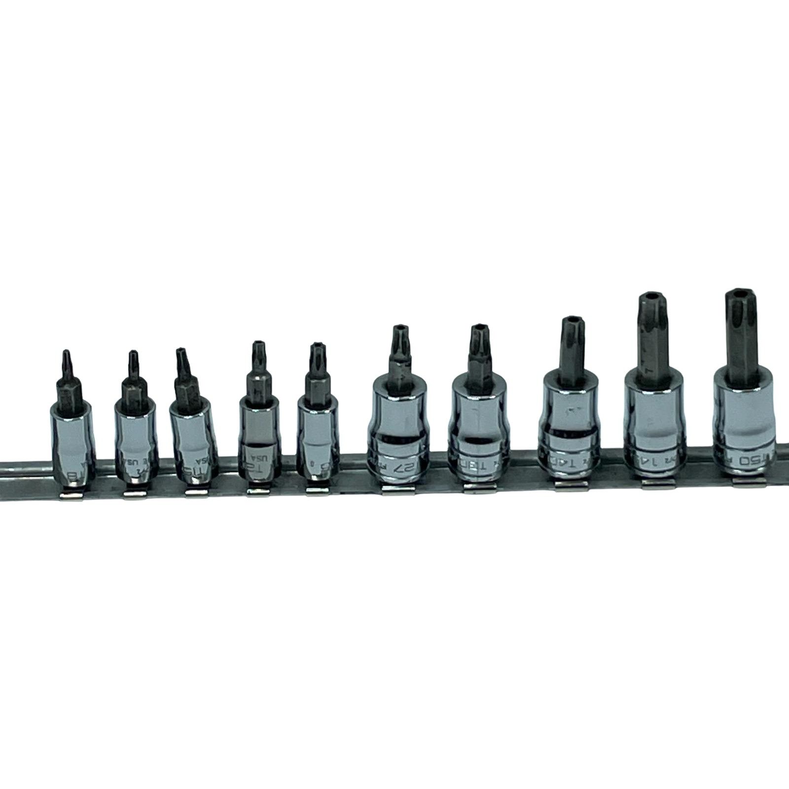 Snap-on スナップオン トルクスソケット FTXR50E|45E|40E|30E|27E|TTXR25E|20E|15E|10E|8E 10個セット FTXR50E|45E|40E|30E|27E|TTXR25E|20E|15E|10E|8E