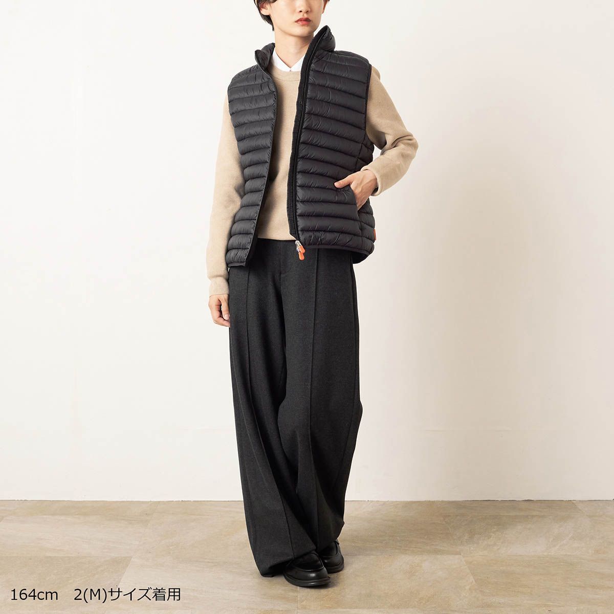 新品 セーブ・ザ・ダック SAVE THE DUCK 中綿ベスト ANIMAL FREE 