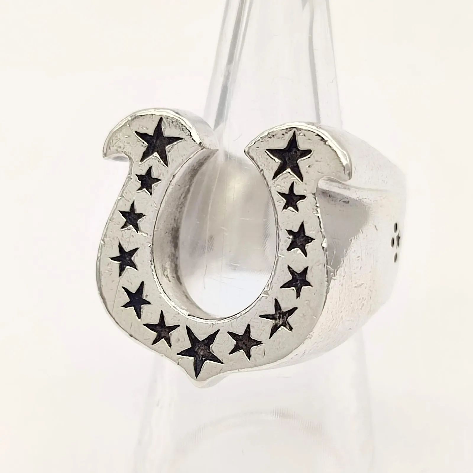 美品】TENDERLOIN テンダーロイン ホースシューリング SILVER シルバー