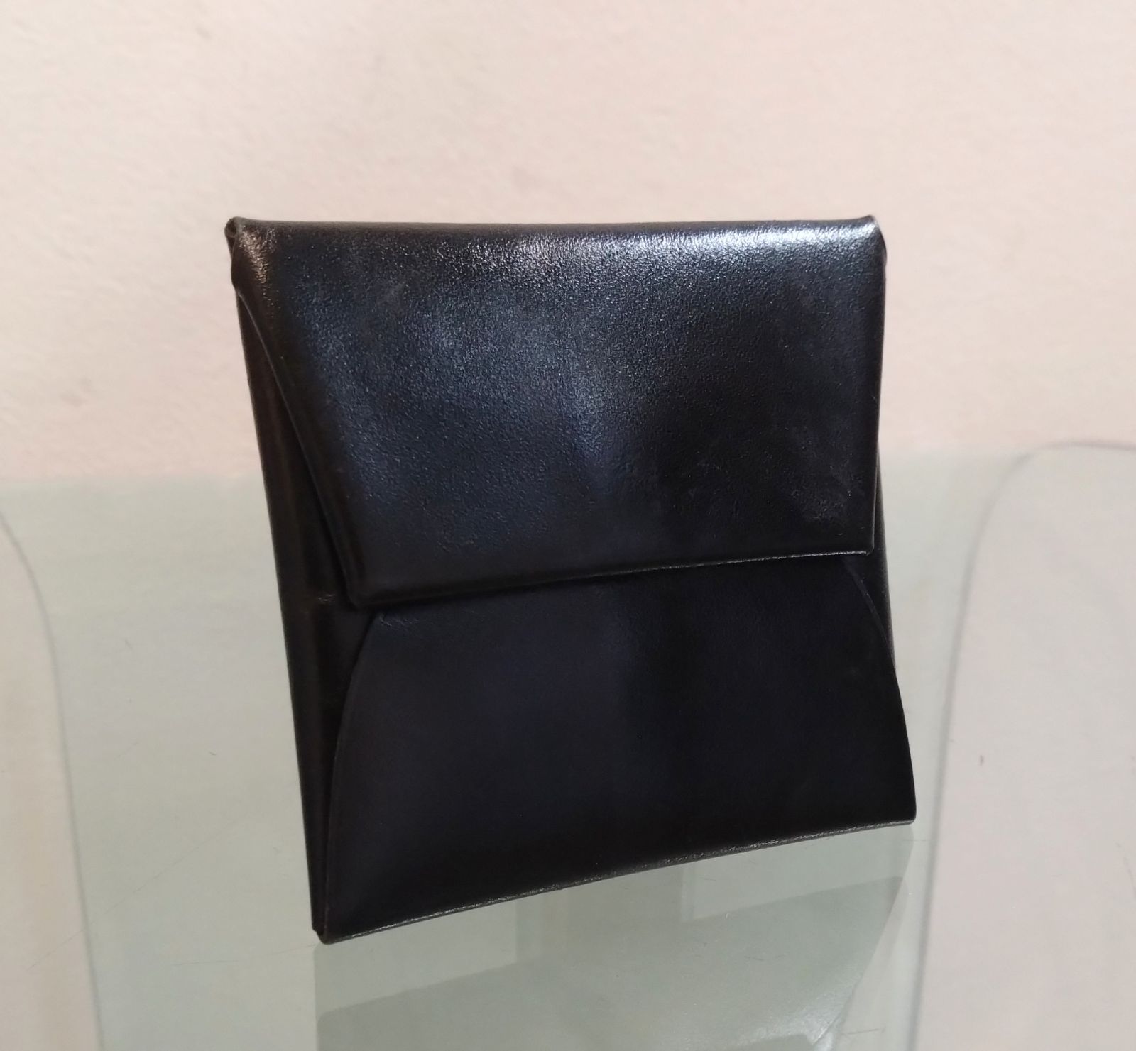 1154 HERMES エルメス バスティア コインケース ボックスカーフ