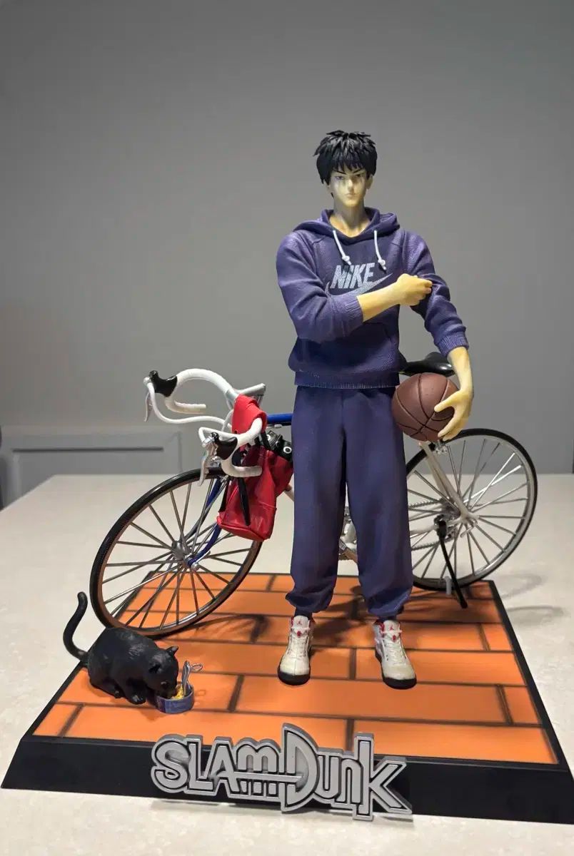 SLAM DUNK 流川 楓 私服 自転車 展示 フィギュア 28cm