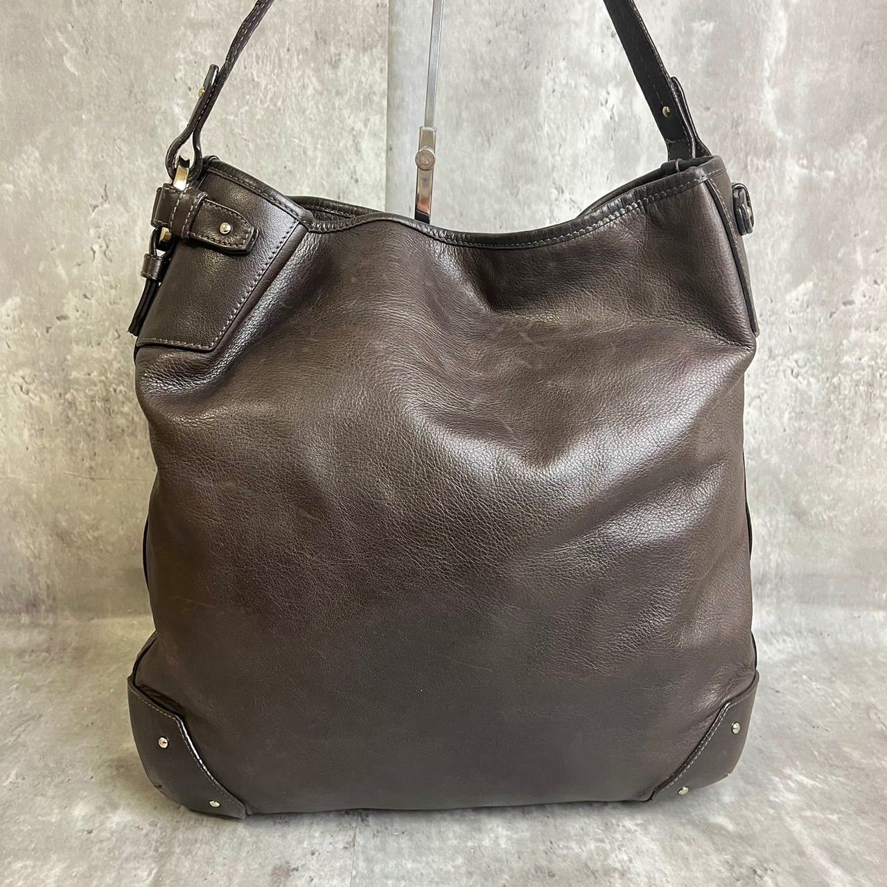 ✨極美品✨ BALLY バリー ワンショルダーバッグ トートバッグ シルバー 