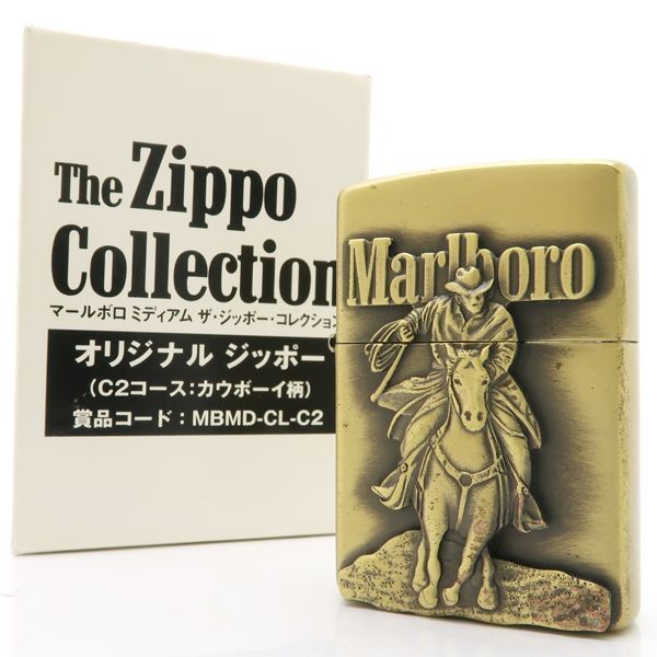 新品未使用　マルボロ　カスタム　ジッポ　カウボーイ　zippo カスタム