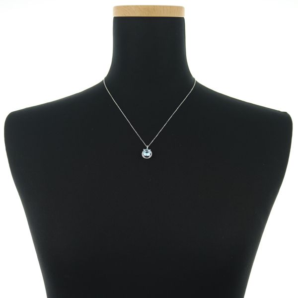 モーブッサン ネックレス トパーズ ダイヤ ダイヤモンド ソレイユエテ  