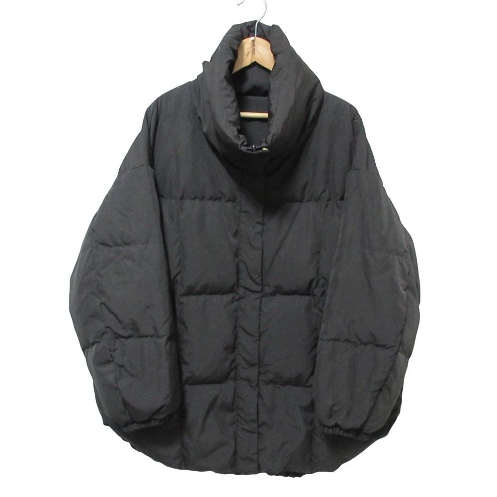 美品 サルーン バイ バビロン リバーシブル ダウン ブラック 38 撥水加工 美品 SALOON by BABYLONE サルーンバイバビロン リバーシブルダウン