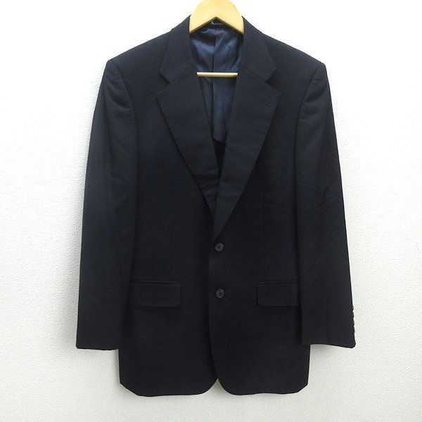 H□90s□アクアスキュータム/Aquascutum 2Bテーラードジャケット