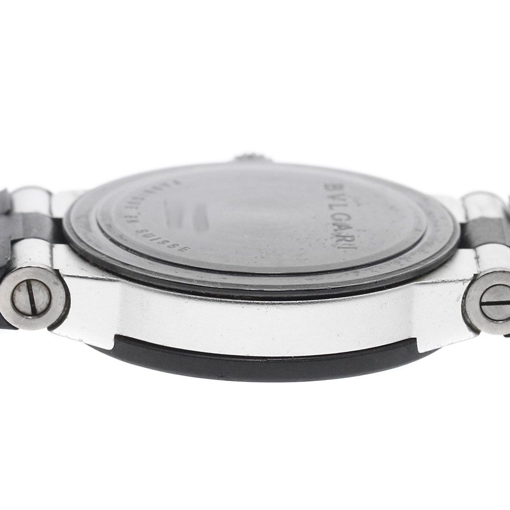 ブルガリ BVLGARI AL29TA アルミニウム デイト クォーツ レディース  