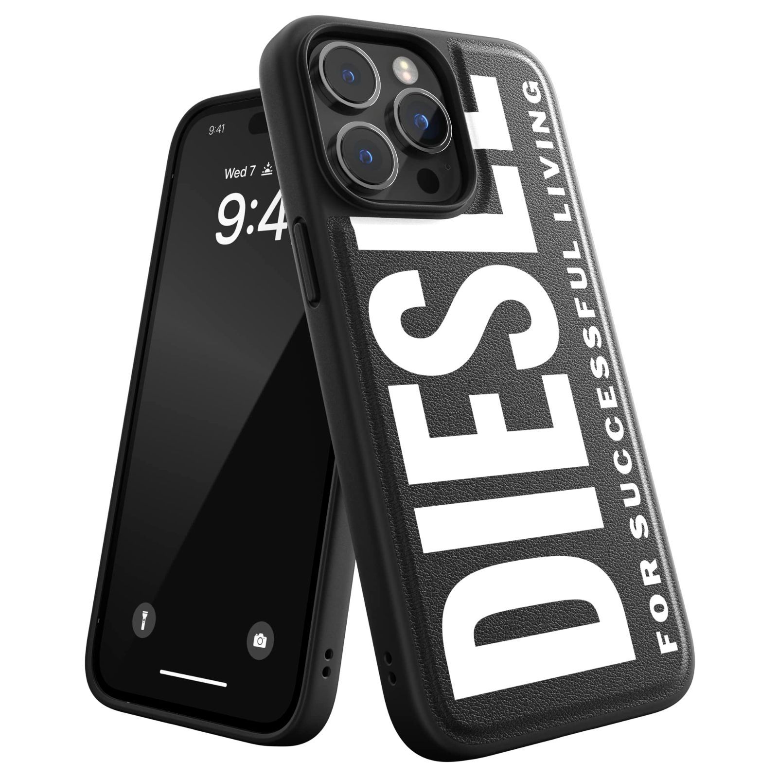 14 iPhone ディーゼル Pro デザイン FW22 Max ロゴ ブランド カバー おしゃれ iPhone14ProMaxケース ブラック|ホワイト DIESEL